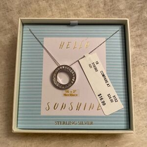 New Sterling Silver Necklace